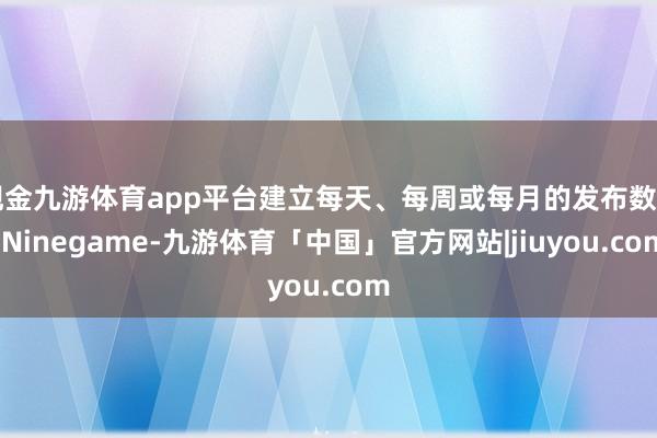 现金九游体育app平台建立每天、每周或每月的发布数目-Ninegame-九游体育「中国」官方网站|jiuyou.com