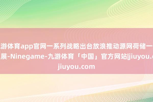 九游体育app官网一系列战略出台放浪推动源网荷储一体化发展-Ninegame-九游体育「中国」官方网站|jiuyou.com